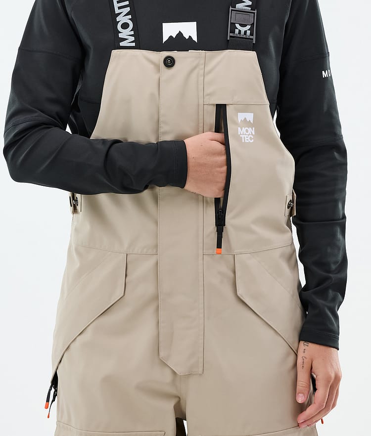 Montec Fawk W Snowboard Pants Women Sand/Black, Image 7 of 8