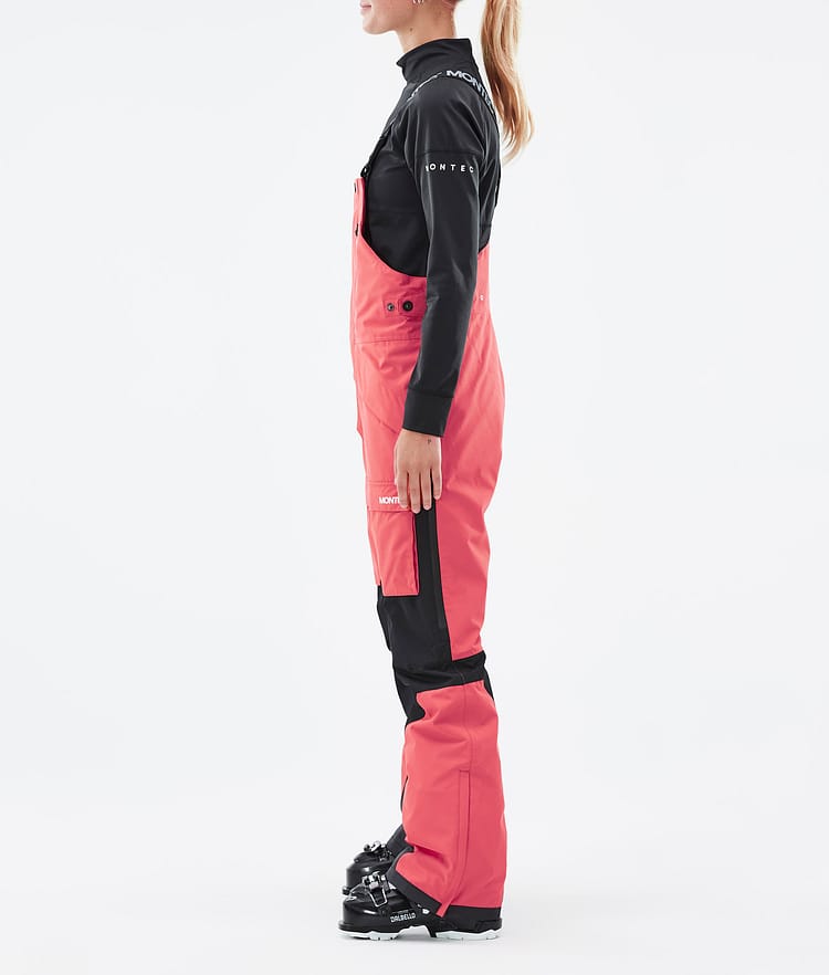 Fawk W Pantaloni Sci Donna Coral/Black, Image 2 of 6