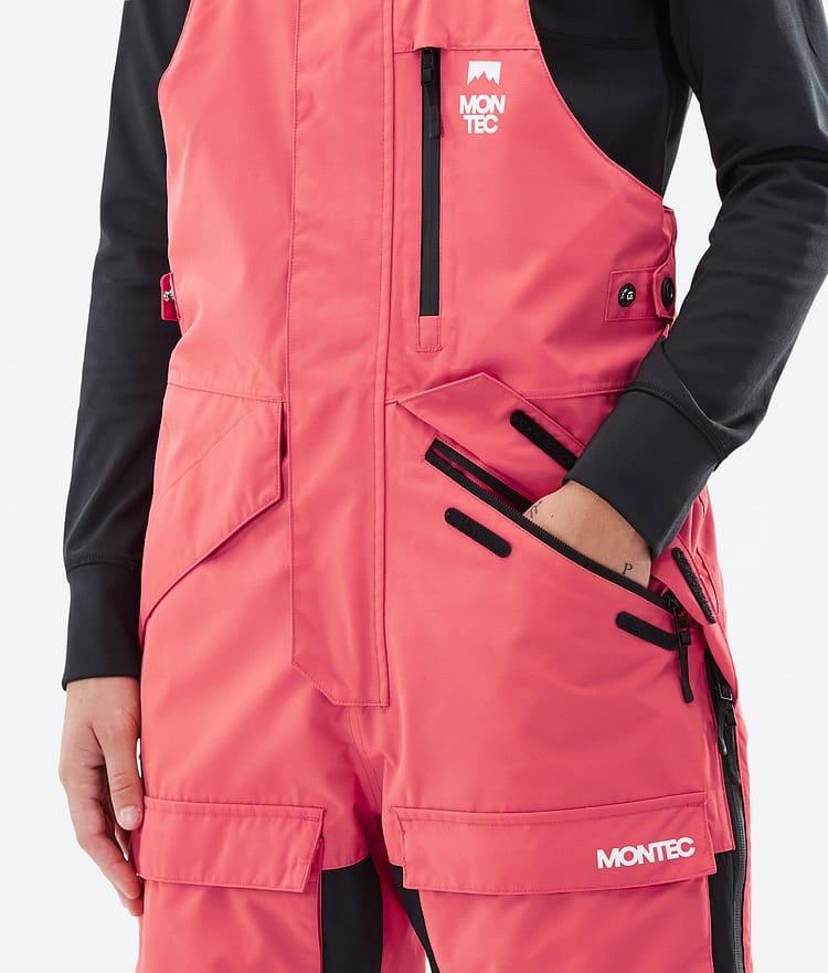 Fawk W Pantaloni Sci Donna Coral/Black, Image 4 of 6