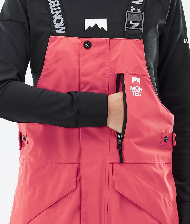Fawk W Pantaloni Sci Donna Coral/Black, Image 5 of 6