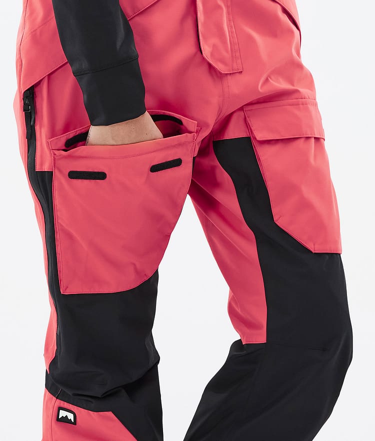 Fawk W Pantaloni Sci Donna Coral/Black, Image 6 of 6