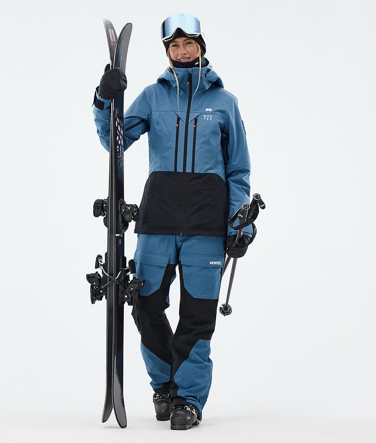 Fawk W Ski Pants Women Blue Steel/Black, Image 3 of 8