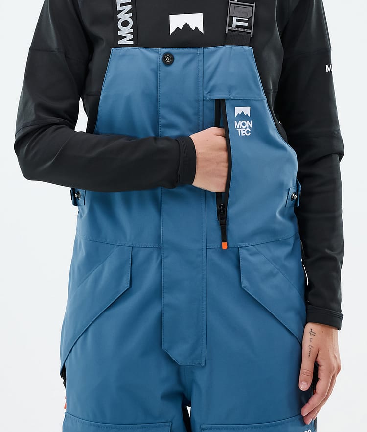 Montec Fawk W Snowboard Pants Women Blue Steel/Black, Image 7 of 8