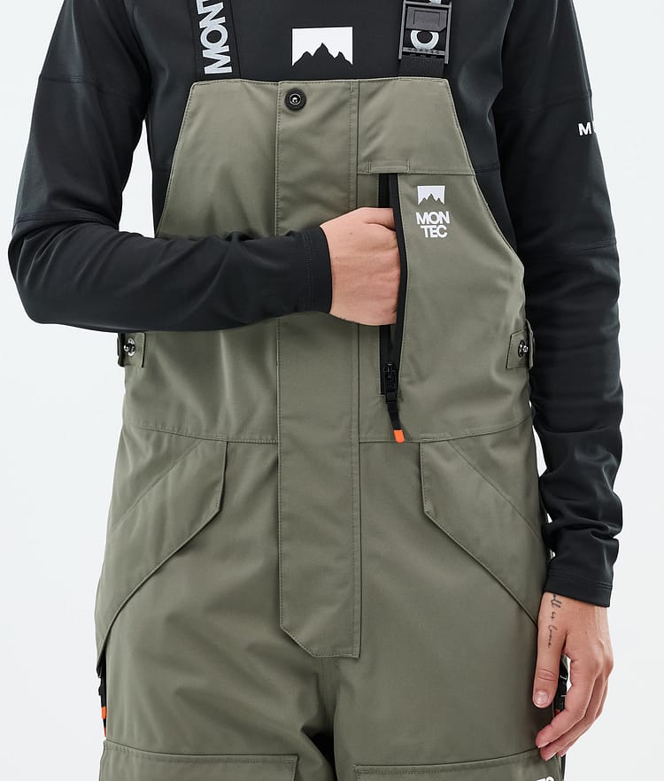 Montec Fawk W Ski Pants Women Greenish/Black, Image 7 of 8