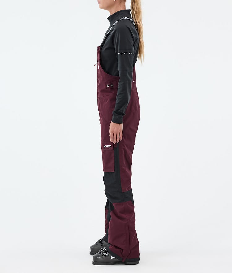Montec Fawk W Skihose Damen Burgundy/Black, Image 4 of 8