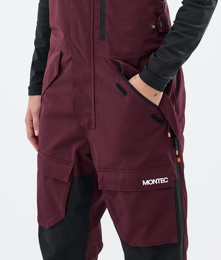 Montec Fawk W Skihose Damen Burgundy/Black, Image 6 of 8