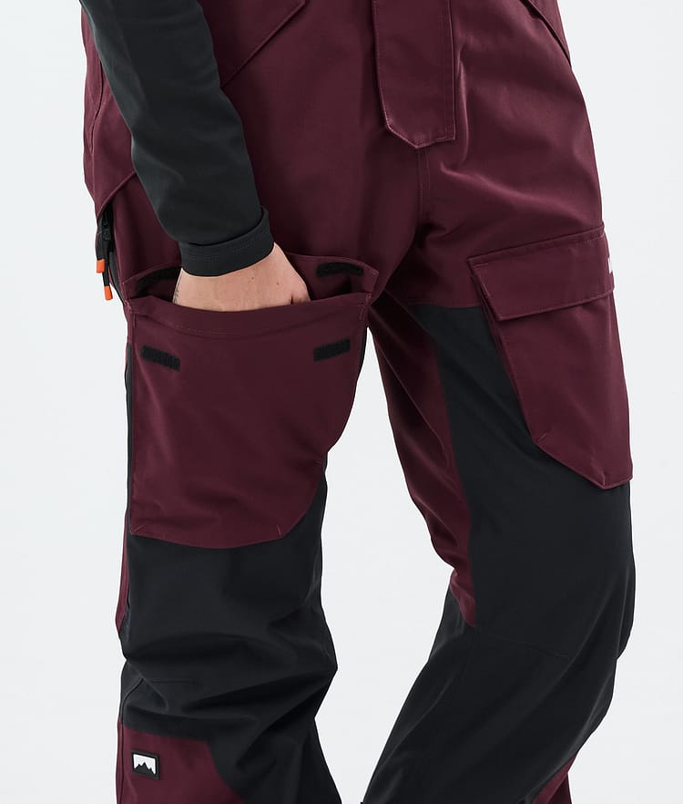 Montec Fawk W Skihose Damen Burgundy/Black, Image 8 of 8