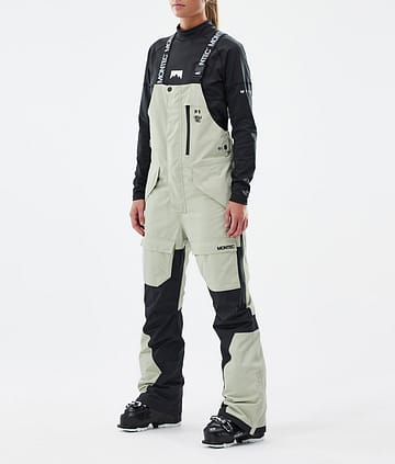 Montec Fawk W Ski Pants Soft Green/Black