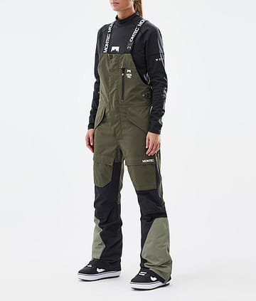 Montec Fawk W Snowboard Pants Olive Green/Black/Greenish