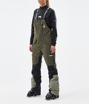 Montec Fawk W Ski Pants Olive Green/Black/Greenish