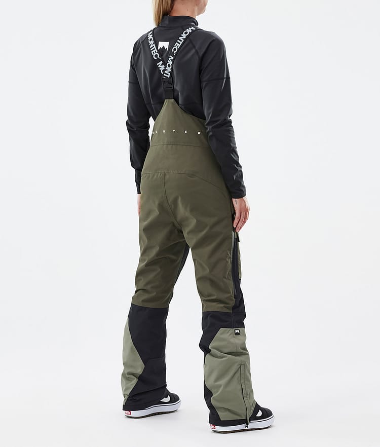 Montec Fawk W Snowboard Pants Women Olive Green/Black/Greenish, Image 4 of 7