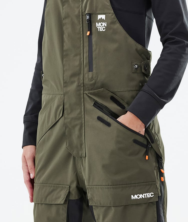 Montec Fawk W Snowboard Pants Women Olive Green/Black/Greenish, Image 5 of 7