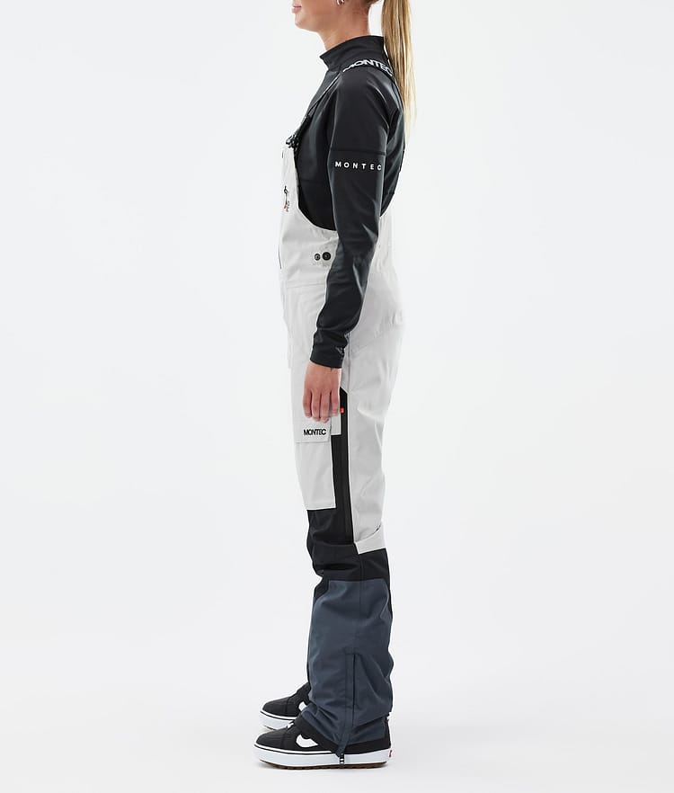 Montec Fawk W Snowboard Pants Women Light Grey/Black/Metal Blue, Image 3 of 7