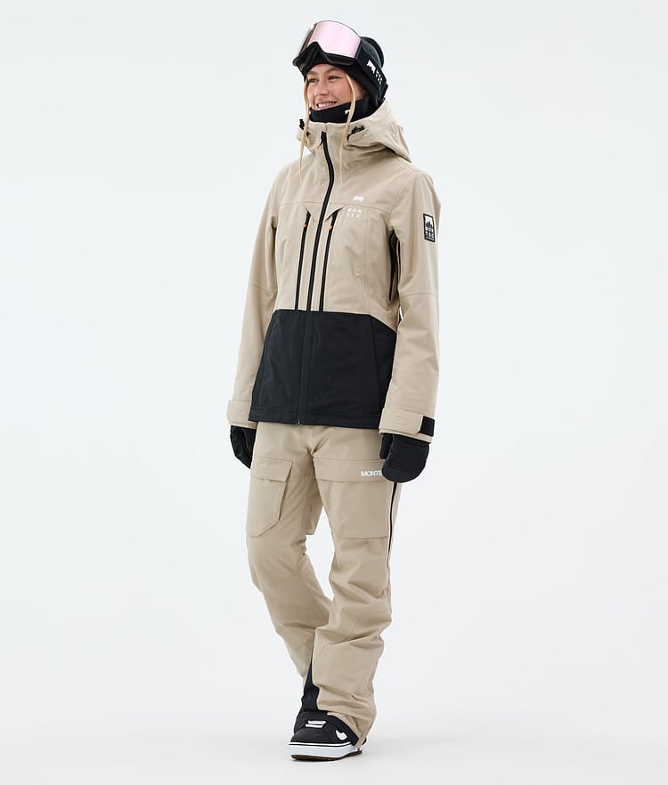Montec Kirin W Snowboard Pants Women Sand, Image 2 of 6