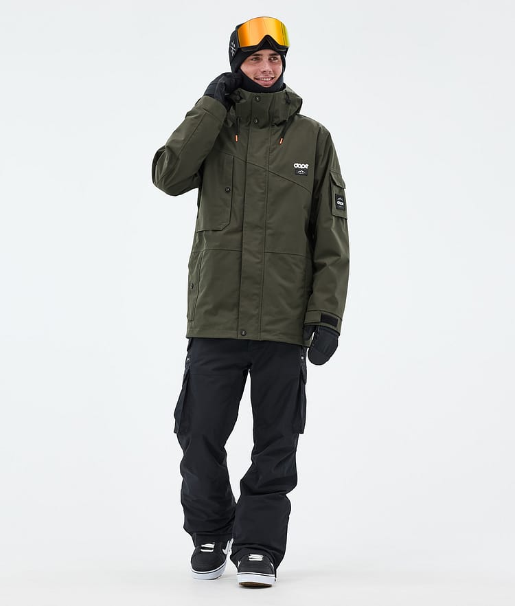 Dope Adept Snowboard Jacket Men Olive Green, Image 2 of 8