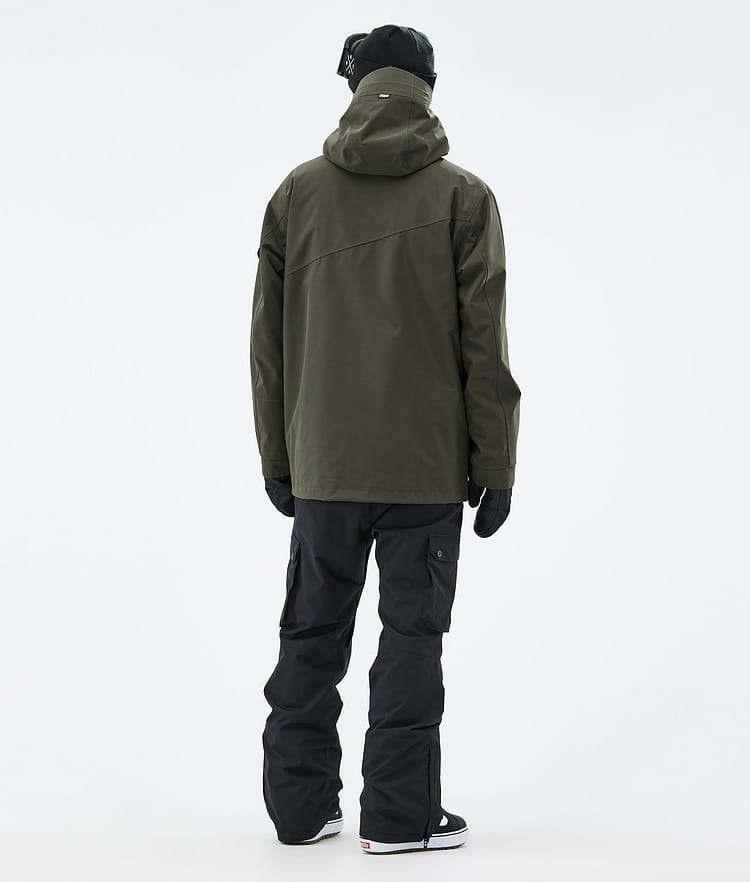 Dope Adept Snowboard Jacket Men Olive Green Renewed, Image 4 of 8