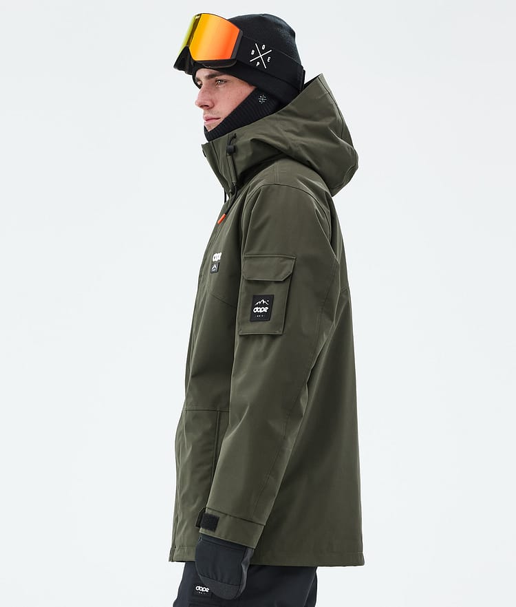 Dope Adept Ski Jacket Men Olive Green, Image 5 of 8
