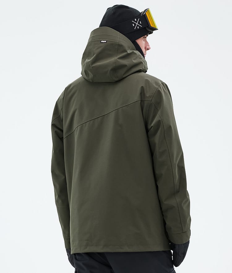 Dope Adept Snowboard Jacket Men Olive Green Renewed, Image 6 of 8