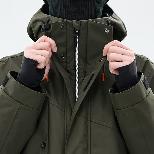 Front Zipper with Double Plackets