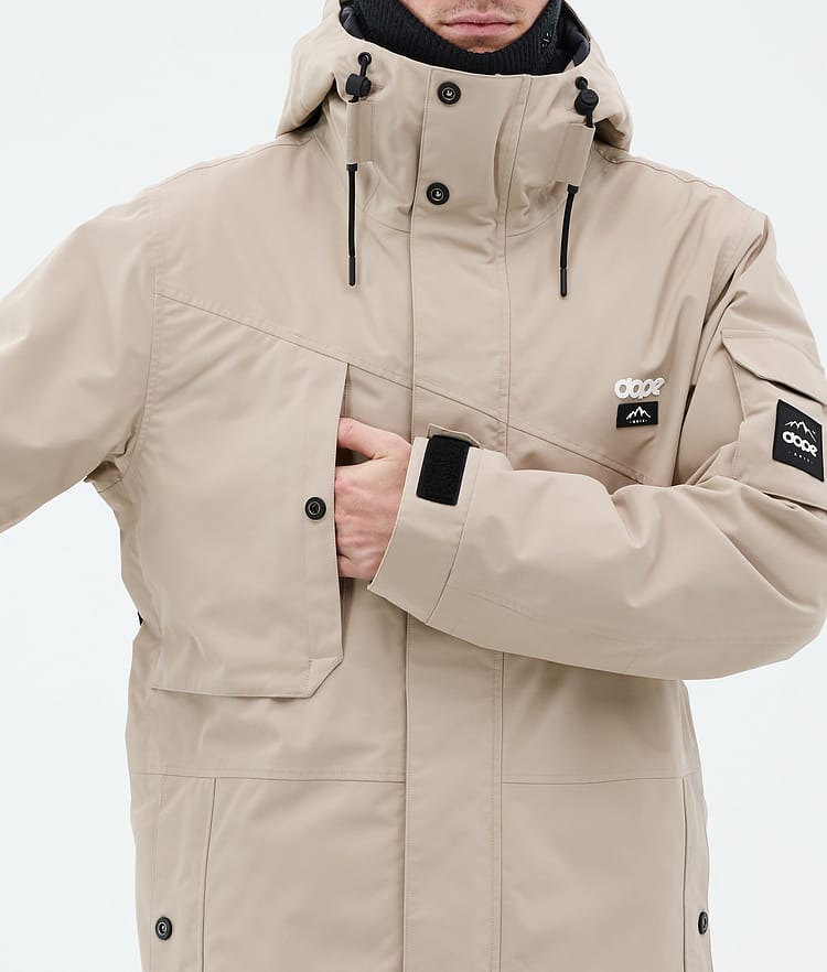 Dope Adept Snowboard Jacket Men Sand, Image 8 of 9