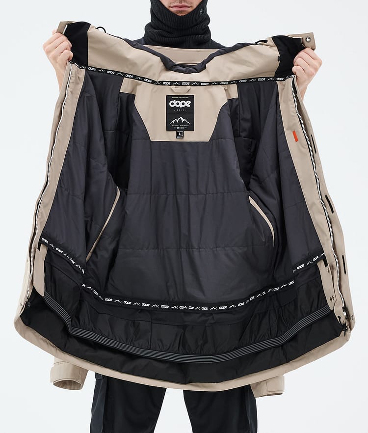 Dope Adept Ski Jacket Men Sand, Image 9 of 9