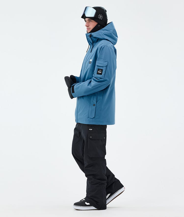 Dope Adept Snowboard Jacket Men Blue Steel, Image 3 of 9