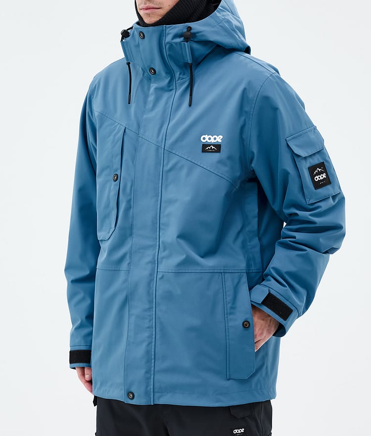 Dope Adept Snowboard Jacket Men Blue Steel, Image 7 of 9