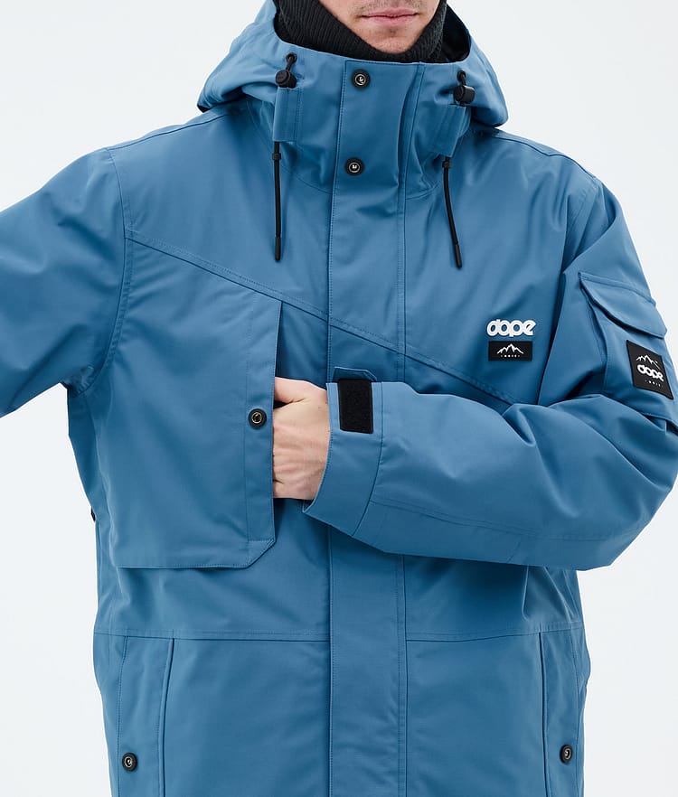 Dope Adept Ski Jacket Men Blue Steel, Image 8 of 9