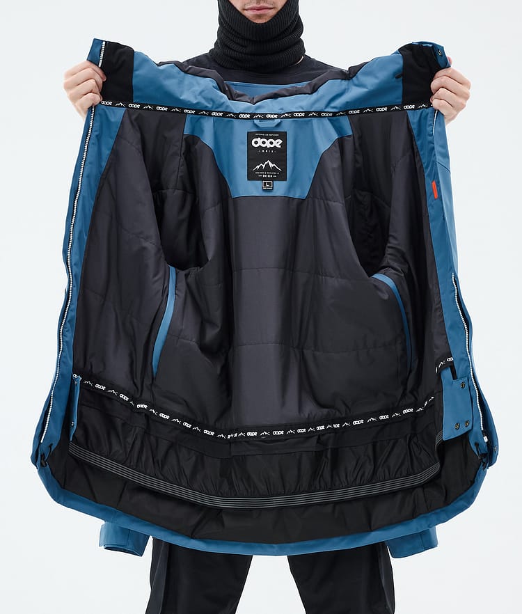 Dope Adept Ski Jacket Men Blue Steel, Image 9 of 9