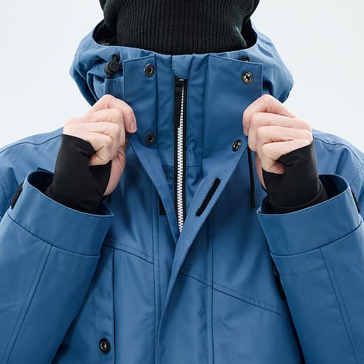 Front Zipper with Double Plackets