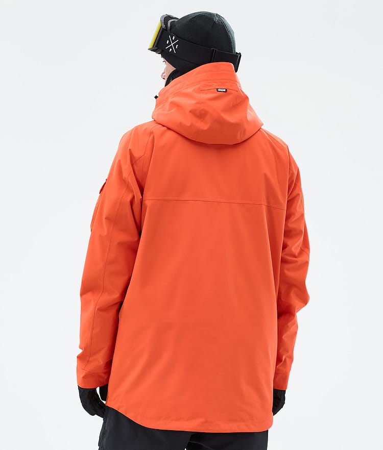 Dope Akin Snowboard Jacket Men Orange, Image 6 of 9