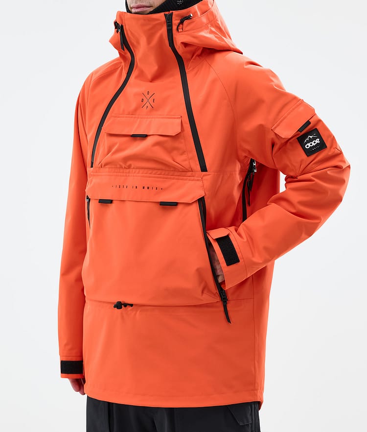 Dope Akin Ski Jacket Men Orange, Image 7 of 9