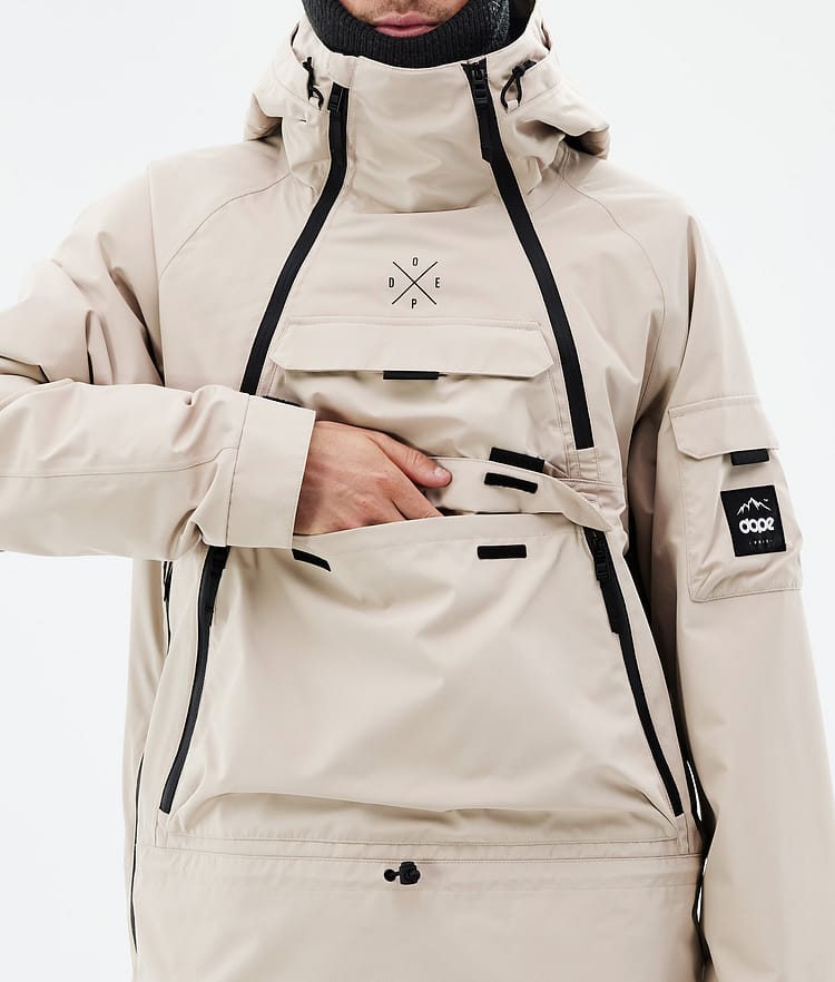 Dope Akin Snowboard Jacket Men Sand, Image 9 of 9