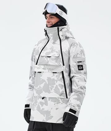 Dope Akin Snowboard Jacket Grey Camo