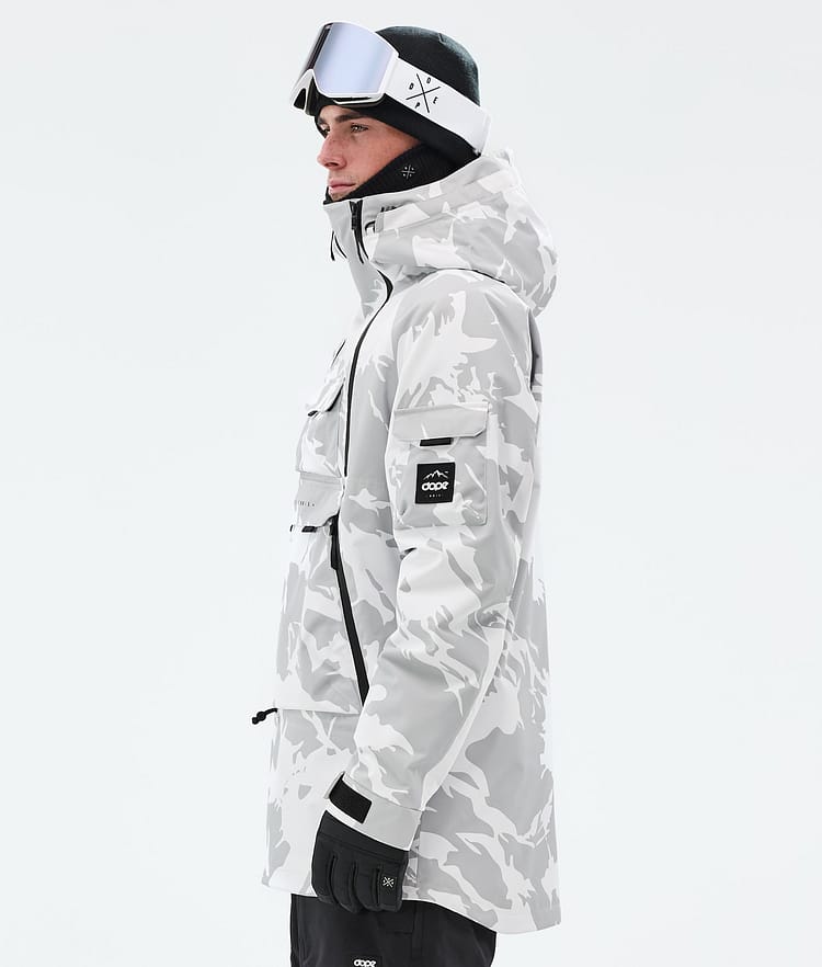 Dope Akin Snowboard Jacket Men Grey Camo, Image 5 of 9