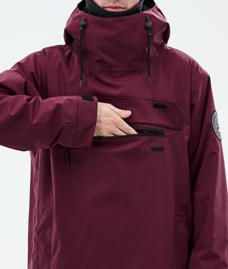 Dope Blizzard Ski Jacket Men Burgundy, Image 8 of 8