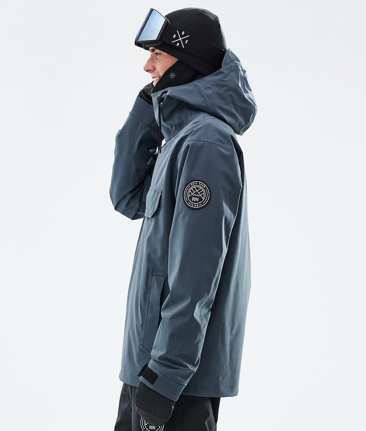 Dope Blizzard Snowboard Jacket Men Metal Blue, Image 5 of 8