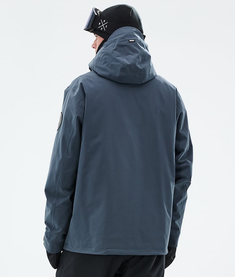 Dope Blizzard Snowboard Jacket Men Metal Blue, Image 6 of 8