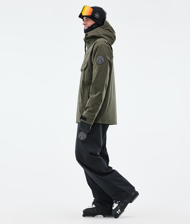Dope Blizzard Ski Jacket Men Olive Green, Image 3 of 8