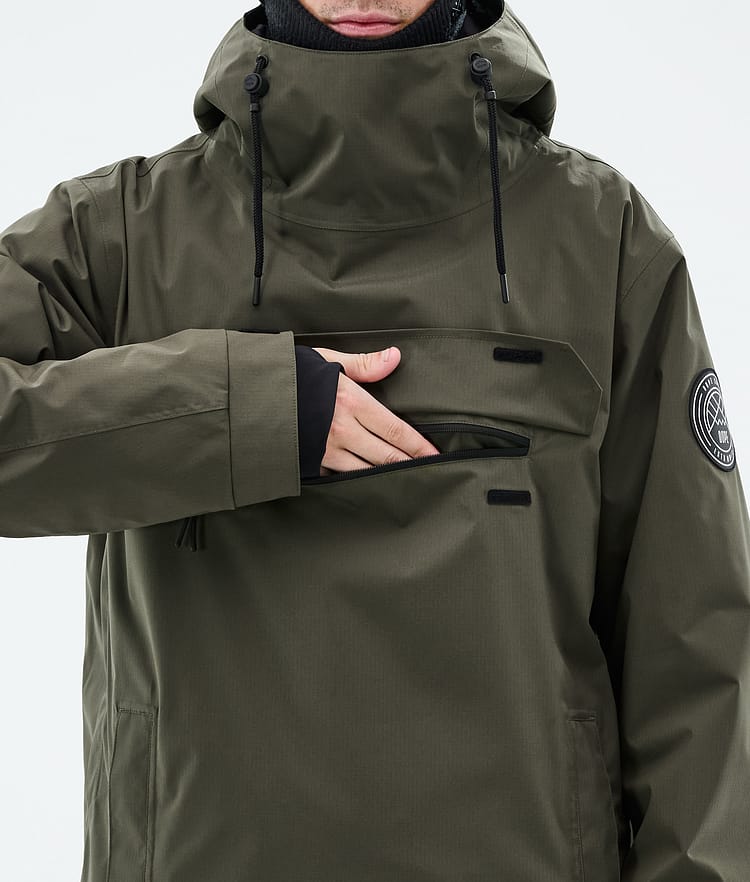 Dope Blizzard Ski Jacket Men Olive Green, Image 8 of 8
