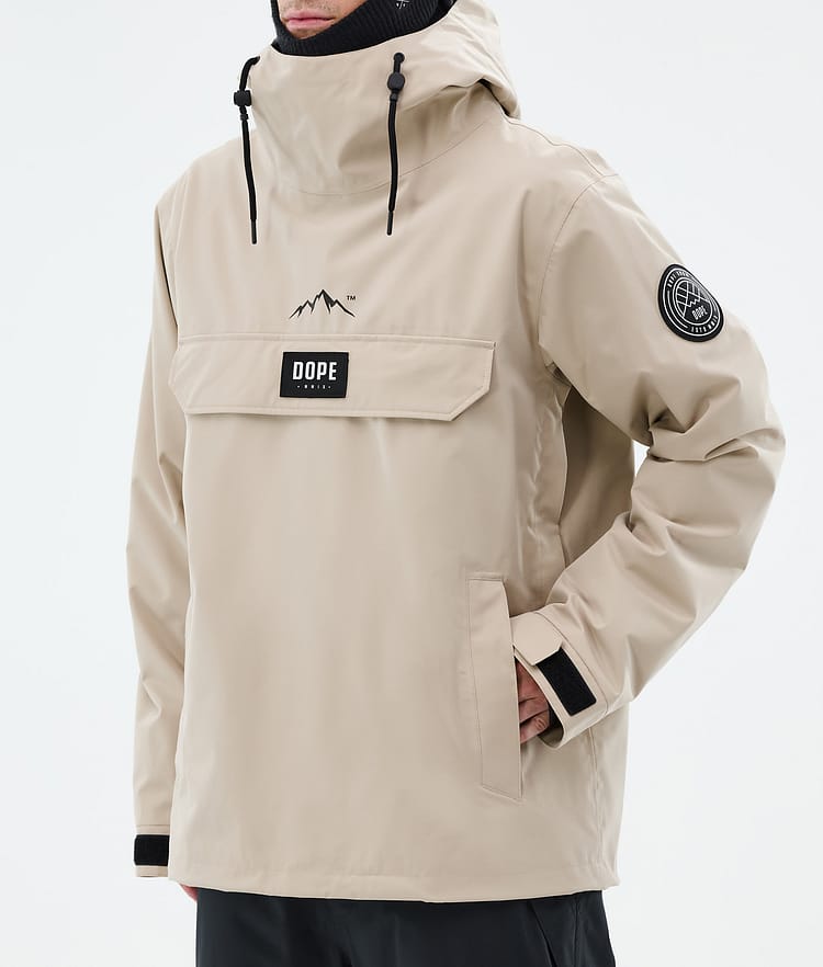 Dope Blizzard Snowboard Jacket Men Sand, Image 7 of 8