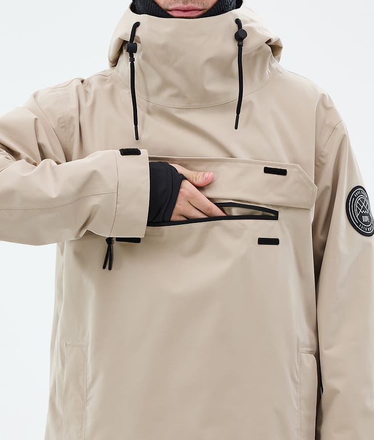 Dope Blizzard Ski Jacket Men Sand, Image 8 of 8