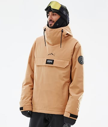 Dope Blizzard Snowboard Jacket Khaki Yellow Renewed