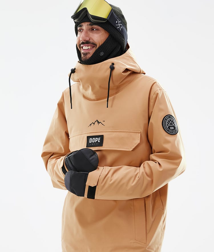 Dope Blizzard Snowboard jas Heren Khaki Yellow Renewed, Image 2 of 9