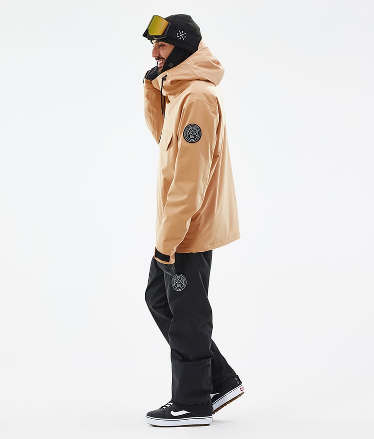 Dope Blizzard Snowboard jas Heren Khaki Yellow Renewed, Image 4 of 9