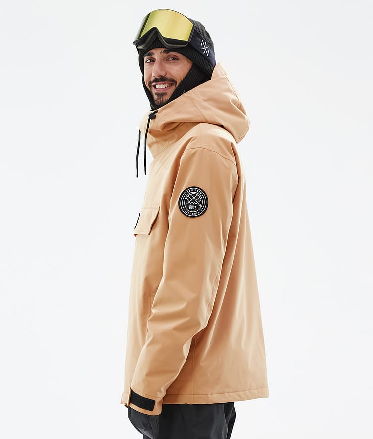 Dope Blizzard Snowboard jas Heren Khaki Yellow Renewed, Image 6 of 9