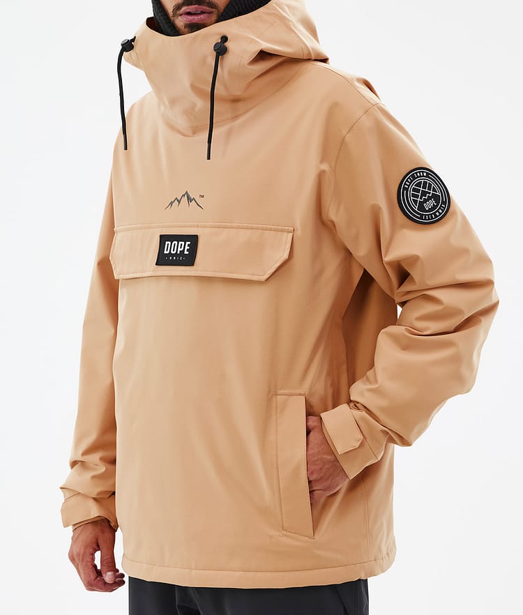 Dope Blizzard Snowboard jas Heren Khaki Yellow Renewed, Image 8 of 9