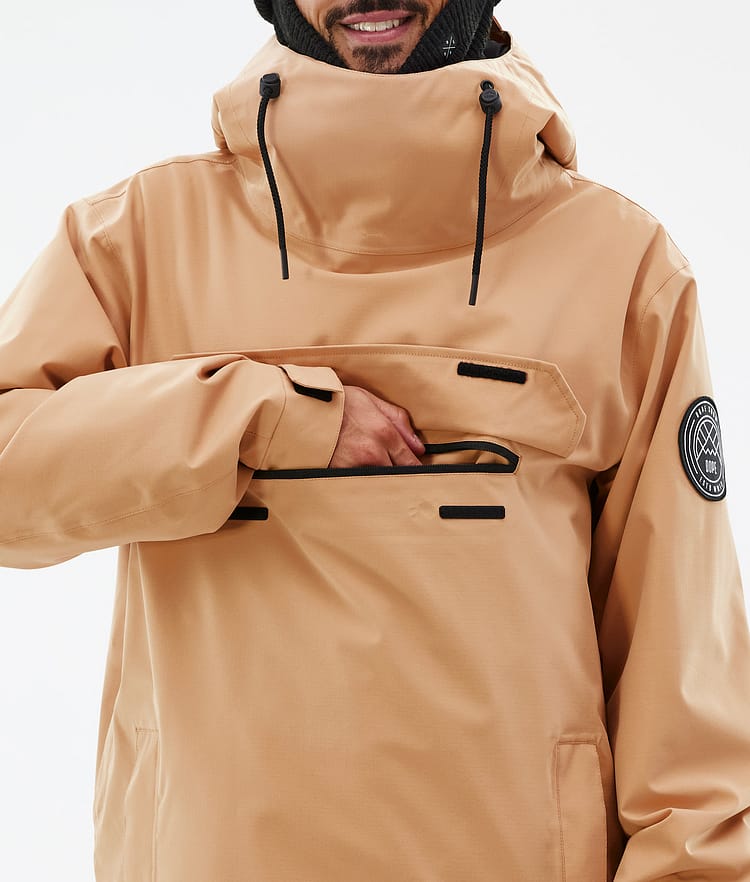 Dope Blizzard Snowboard jas Heren Khaki Yellow Renewed, Image 9 of 9