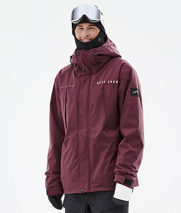 Dope Ranger Ski Jacket Burgundy