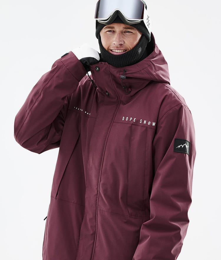 Dope Ranger Kurtka Narciarska Mężczyźni Burgundy, Image 2 of 10